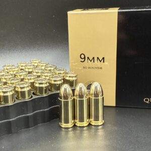 Acri Ammunition 9mm 115gr Range Gold FMJ, 50 Rnd