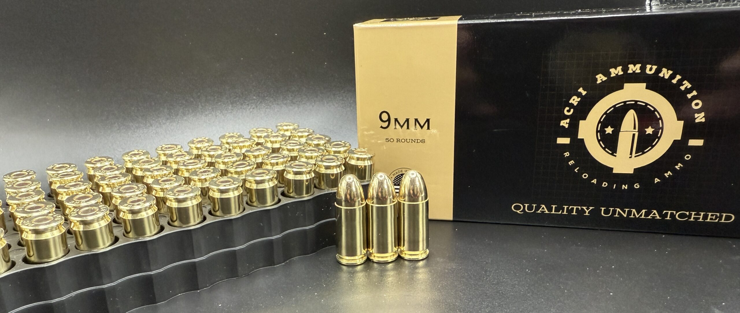 9mm 124gr FMJ Range Gold, 50ct - Image 2