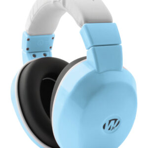 Walker's GWPINFMBL Infant Passive Muff 23 dB Over the Head Baby Blue/White Plastic