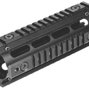 NcStar MAR4S Quad Rail Carbine Length AR-15 Black Hardcoat Anodized Aluminum 6.70"