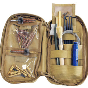 Birchwood Casey 41651 Range Cleaning Kit Handgun/Rifle 29 Pieces Tan