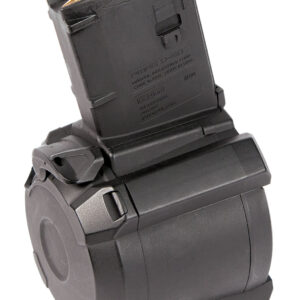 Magpul MAG576BLK PMAG GEN M3 60rd Drum 223 Rem/5.56x45mm NATO Fits AR-15/M16/M4 Black Polymer