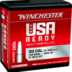 Winchester Ammo WBR30168 Centerfire Rifle 308Win 168gr Open Tip 100 Per Box/10 Case