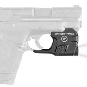 Crimson Trace 0182501 Lightguard Polymer S&W M&P Shield/Shield Plus/M2.0 Shield, 110 Lumens White LED, Trigger Guard Mount