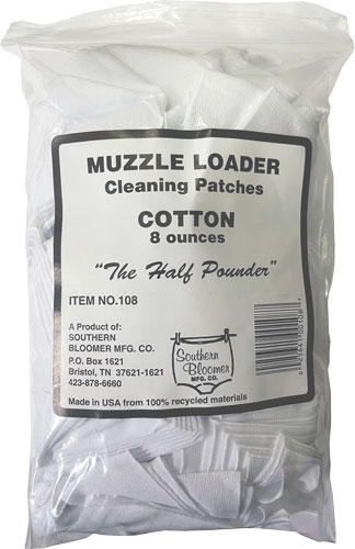 SOUTHERN BLOOMER MUZZLELOADER - CLEANING PATCH 225-PACK - Image 2