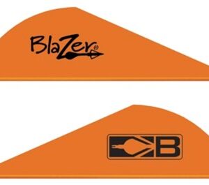BOHNING BLAZER VANES - 2" SOLID NEON ORANGE 36PK