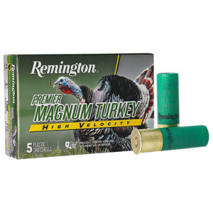 Remington Ammunition 28031 Premier Magnum Turkey High Velocity 12 Gauge 3" 1 3/4 oz 5 Shot 5 Per Box/ 20 Cs