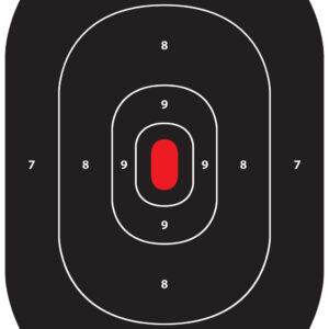 Pro-Shot SILHIN5PK SplatterShot Self-Adhesive Paper Black/Red 12"x17" Silhouette 5 Pack