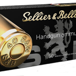 Sellier & Bellot SB40C Handgun 40S&W 180gr Jacketed Hollow Point 50 Per Box/20 Case