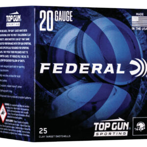 Federal TGS2248 Top Gun  20Gauge 2.75" 7/8oz 8Shot 25 Per Box/10 Case