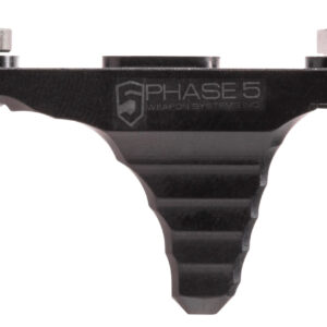 Phase 5 Weapon Systems MHSMLOKBL M-LOK Mini Hand Stop Black Anodized 6061-T6 Aluminum