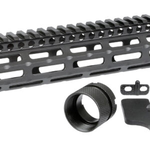MIDWEST INDUSTRIES INC MICRM14 M-Series AR-15 6061 Aluminum Black Hard Coat Anodized 14"