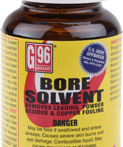G96 MILITARY GRADE BORE - SOLVENT 4OZ. AMBER GLASS JAR
