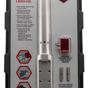 Real Avid AVAR15LLVB Lug-Lok Upper Vise Block Silver Aluminum Rifle AR-15