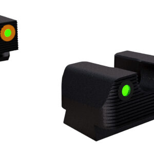 Rival Arms RA2A231G Night Sights for G42/G43/G48 Green Tritium Orange Outline Front Sight-Green Tritium Black Outline Rear Sight