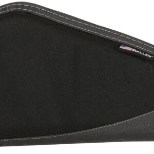 Allen 44411 Deluxe Handgun Case Black w/Gray Trim, Foam Padding, Non-Absorbent Lining & Lockable Zipper 11" L