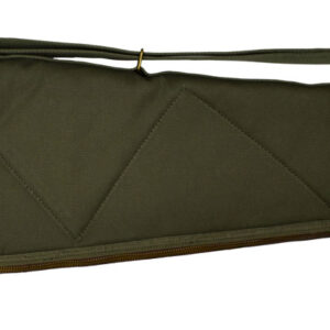 Boyt Harness OGC98PM09 Alaskan Rifle Case 44" Waxed OD Green Canvas w/ Brass Hardware & Quilted Flannel for Scoped Rifles