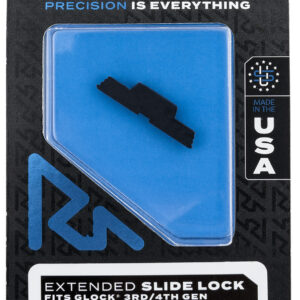 Rival Arms RA80G001A Slide Lock  Extended Compatible w/Glock Gen3-4 Stainless Steel