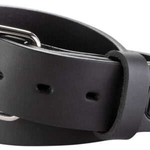 1791 Gunleather BLT013438SBLA 01 Gun Belt Stealth Black Leather 34/38 1.50" Wide Buckle Closure