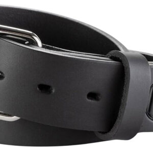 1791 Gunleather BLT014246SBLA 01 Gun Belt Stealth Black Leather 42/46 1.50" Wide Buckle Closure