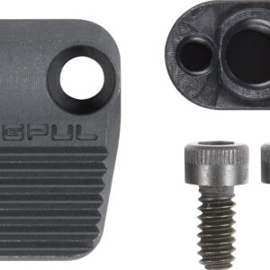 Magpul MAG568-BLK Enhanced AR Magazine Release Compatible w/ AR15/M4/M16 AR-Platform Black Anodized Black Aluminum