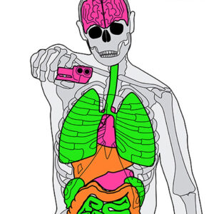 Action Target GSANATOMY100 Entertainment Training Silhouette/Vitals Paper Target 23" x 35" 100 Per Box