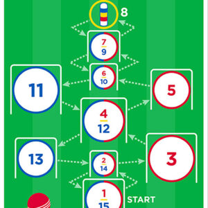 Action Target GSCROQUET100 Entertainment Croquet Paper Hanging 23" x 35" Multi-Color 100 Per Box