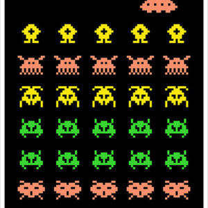 Action Target GSALIENIN100 Entertainment Black Light Aliens Paper Hanging 23" x 35" Multi-Color 100 Per Box