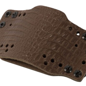 Limbsaver 12522 CrossTech Leather IWB/OWB Dark Brown Leather Belt Clip Ambidextrous