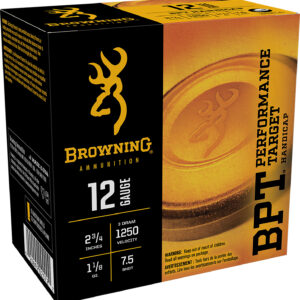 Browning Ammo B193641227 BPT Performance Target Handicap 12Gauge 2.75" 1 1/8oz 7.5Shot 25 Per Box/10 Case