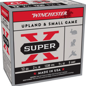 Winchester Ammo X125 Super X Game Load High Brass 12Gauge 2.75" 1 1/4oz 5Shot 25 Per Box/10 Case