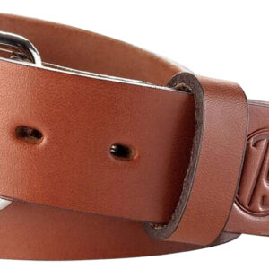 1791 Gunleather BLT013438CBRA 01 Gun Belt Classic Brown Leather 34/38 1.50" Wide Buckle Closure