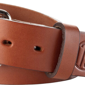 1791 Gunleather BLT014650CBRA 01 Gun Belt Classic Brown Leather 46/50 1.50" Wide Buckle Closure