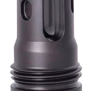 Rugged Suppressor FH006 R3 Flash Mitigation System Black with 3/4"-24 tpi Threads & 2.13" OAL for 7.62mm Radiant762, Surge762, Razor762 & Micro30 Suppressors