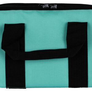 US PeaceKeeper P21122 Attache Case Robbin's Egg Blue 600D Polyester Holds Handgun