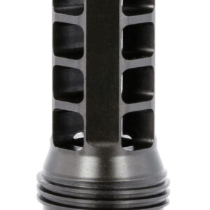 Huxwrx 1574 QD 762 Muzzle Brake Black with 5/8"-24 tpi Threads, 2.30" OAL & 1.20" Diameter for 30 Cal AR-Platform
