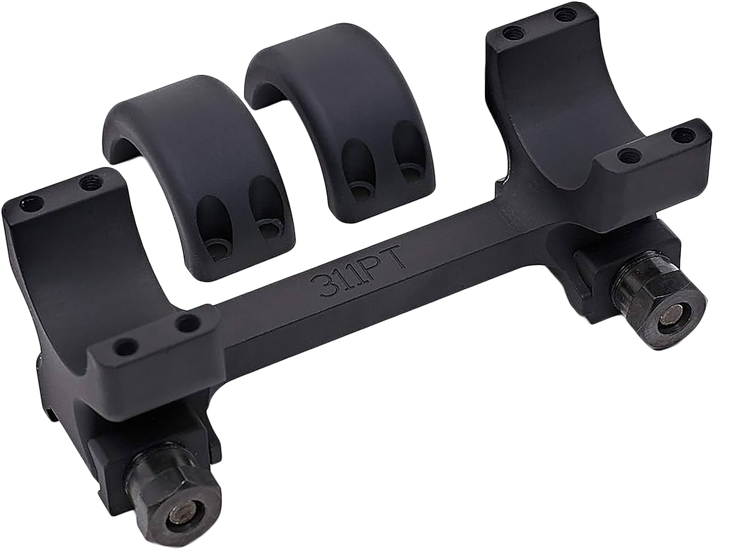 DNZ 311PT Freedom Reaper Picatinny Rail Scope Mount/Ring Combo Matte Black 30mm