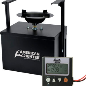 American Hunter 20558 Heavy Duty Spin Kit  8 Programs 1-30 Seconds Duration Black Features Digital Timer