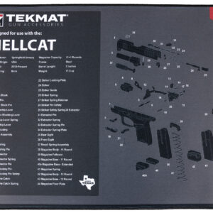 TekMat TEKR20HELLCAT  Ultra 20 Cleaning Mat Black/Gray Rubber 15"x20" Springfield Hellcat Parts Diagram