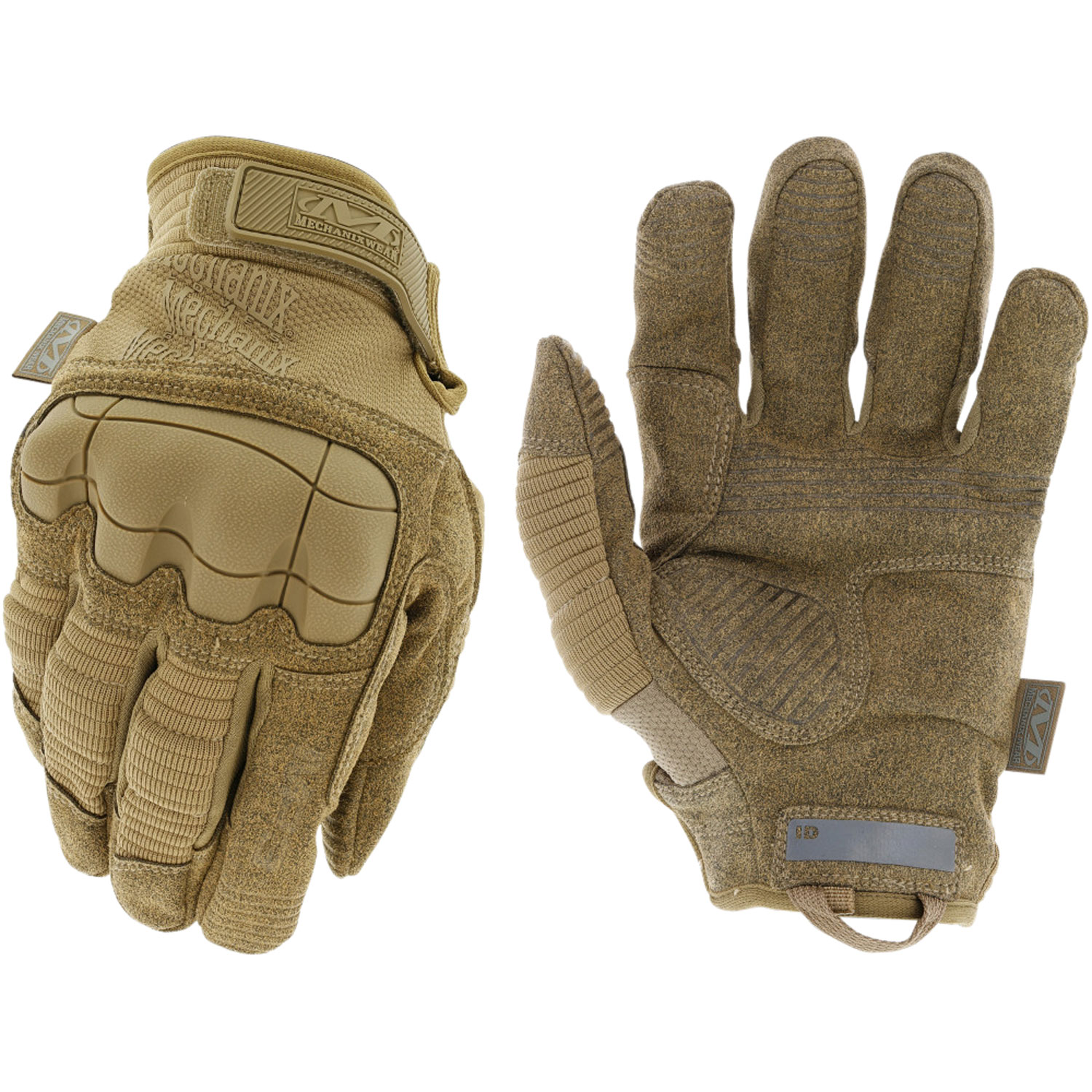 Mechanix Wear MP372009 M-Pact 3 Coyote Synthetic Leather Medium Velcro Closure