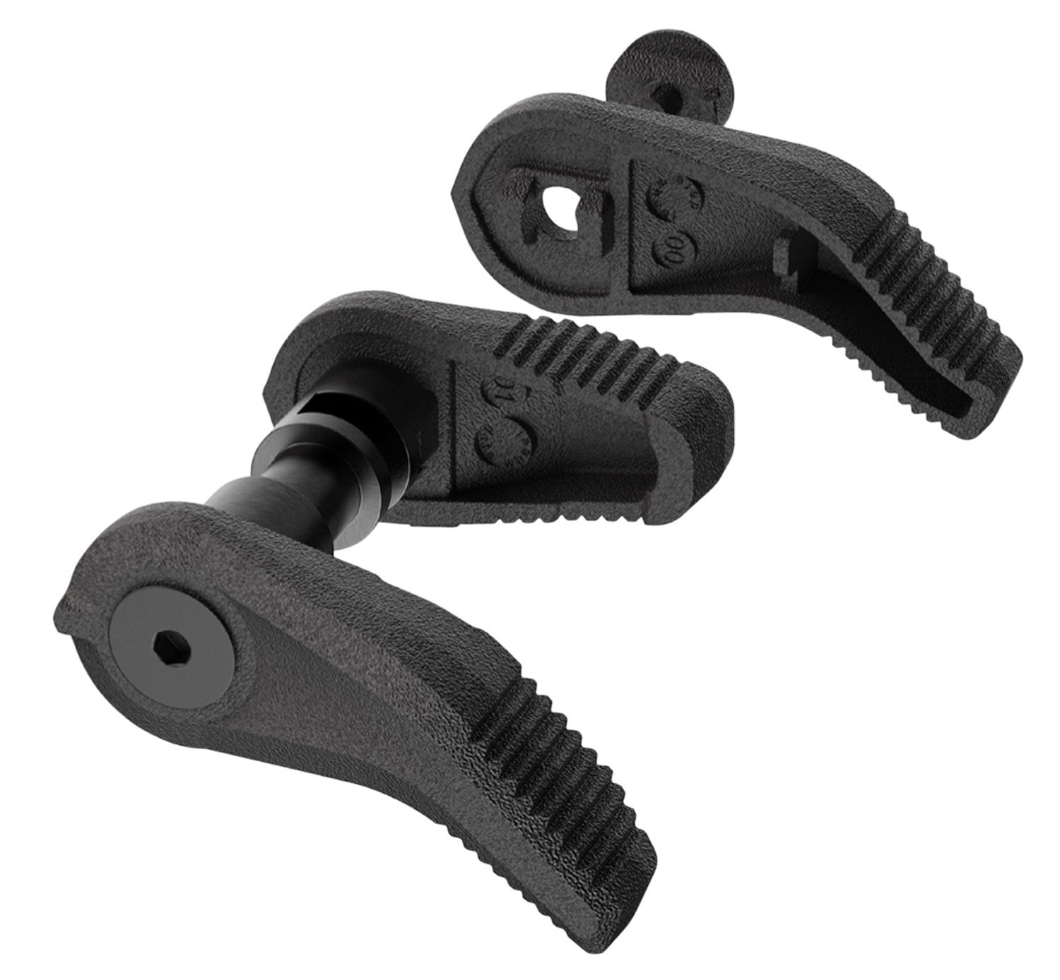 Magpul MAG1071-BLK MOE Enhanced Selector Kit made of Polymer with Black Finish for HK MP5