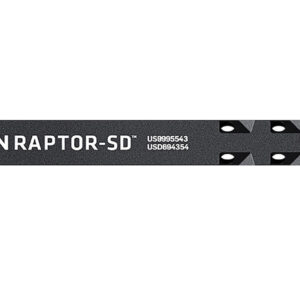 Radian Weapons R0376 Raptor SD Ambi Charging Handle, Radian OD, Gas Ported Shaft, Fits Mil-Spec AR-15/M16 Platform