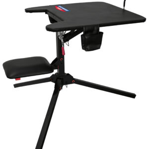 Birchwood Casey MSB300 Swivel Action Shooting Bench Black Steel, 29" W x 29" L