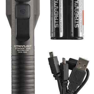 Streamlight 78100 Stinger 2020  Black Anodized 100/850/2000 Lumens White LED (No Charger)