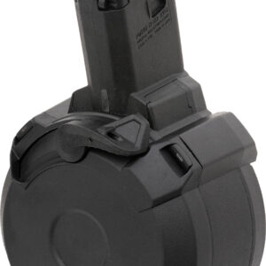Magpul MAG1035BLK PMAG 50rd Drum 9mm Luger Fits CZ Scorpion EVO 3 S1 Black Polymer