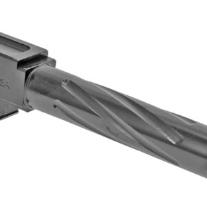 Rival Arms RA20G202D Precision V1 Match Grade 9mm Luger Compatible w/Glock 19 Gen3-4, 4.02" Fluted Threaded PVD Stainless Steel, Target Crown