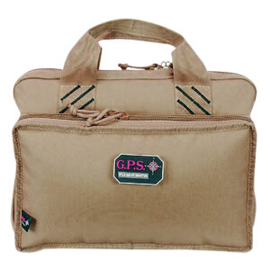 GPS Bags 1310PCT Quad Tan Holds 4 Handguns