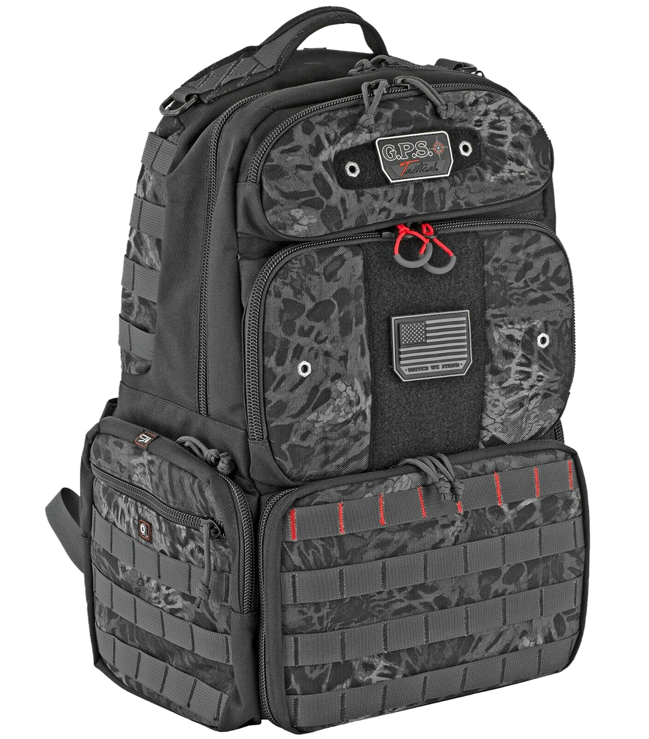 GPS Bags T1913BPP Tactical PRYM1 Blackout 1000D Polyester 4 Handguns