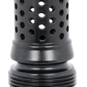 Dead Air DA124 Xeno Muzzle Brake Black Nitride 4140 Steel with 5/8"-24 tpi Threads