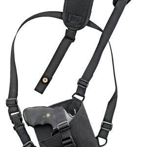 GrovTec US Inc GTHL15102R Trail Pack Shoulder Black Nylon Harness Fits Med/Lg DA Revolver Fits 3-4" Barrel Right Hand